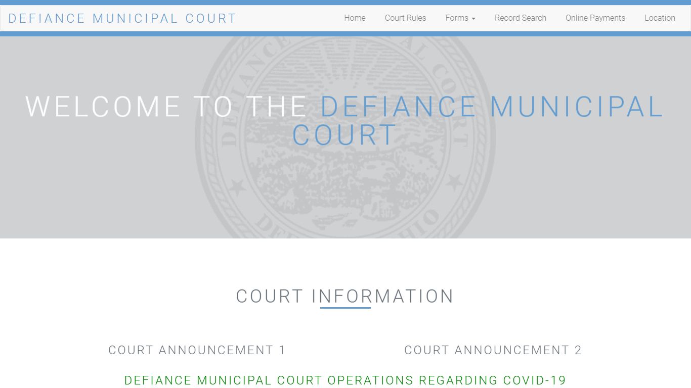 Defiance Municipal Court